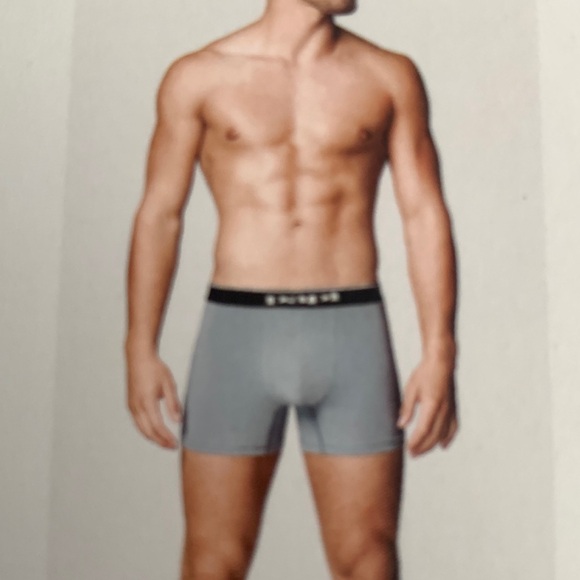 PAPI MENS BRAND NEW NAVY BLUE 95% COTTON / 5% SPANDEX BOXER BRIEF MEDIUM 32"-34" - Picture 2 of 9